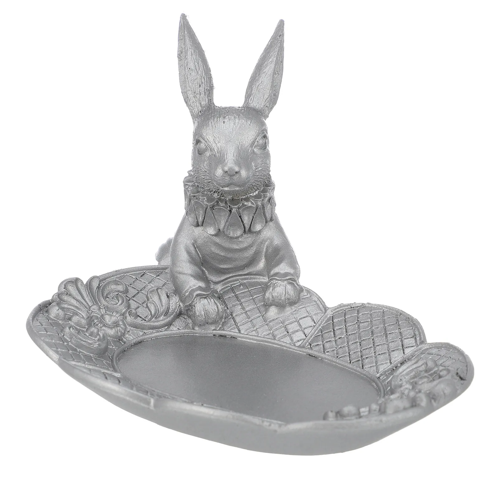 Креативный поднос для демонстрации украшений из смолы: подставка для серег в виде сидящего кролика, очаровательный держатель для браслетов и украшений для женщин
Креативный поднос для демонстрации украшений из смолы: подставка для серег в виде сидящего кролика, очаровательный держатель для браслетов и украшений для женщин