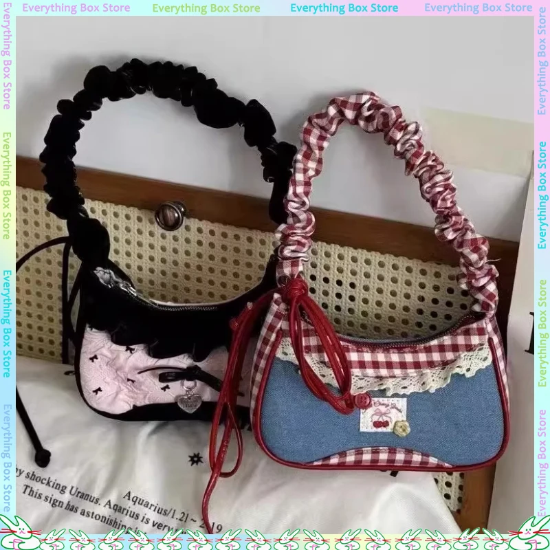 New Cute Checkered Handheld Underarm Bag Cowboy Sweet Women'S Simple And Fresh Y2k Fashion Casual Shoulder Bag Gift For Friengds
New Cute Checkered Handheld Underarm Bag Cowboy Sweet Women'S Simple And Fresh Y2k Fashion Casual Shoulder Bag Gift For Friengds