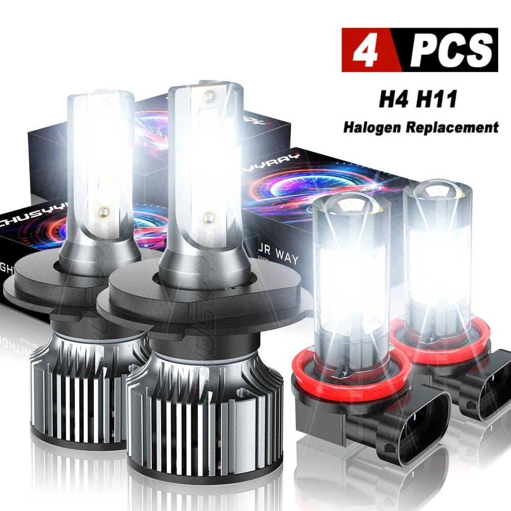 For Toyota Yaris iA 2006-2019 4x Canbus H4 H11 LED Headlight Hi-Lo Beam Fog Lamp Bulbs Combo 12-24V 6500K 100000LM 1:1 Same Size
For Toyota Yaris iA 2006-2019 4x Canbus H4 H11 LED Headlight Hi-Lo Beam Fog Lamp Bulbs Combo 12-24V 6500K 100000LM 1:1 Same Size
