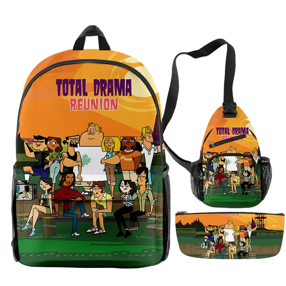 Total Drama Cartoon Backpacks 3 Pieces Sets Zipper Daypack Unisex Traval Bag 2023 New Harajuku Student School Bag
Total Drama Cartoon Backpacks 3 Pieces Sets Zipper Daypack Unisex Traval Bag 2023 New Harajuku Student School Bag