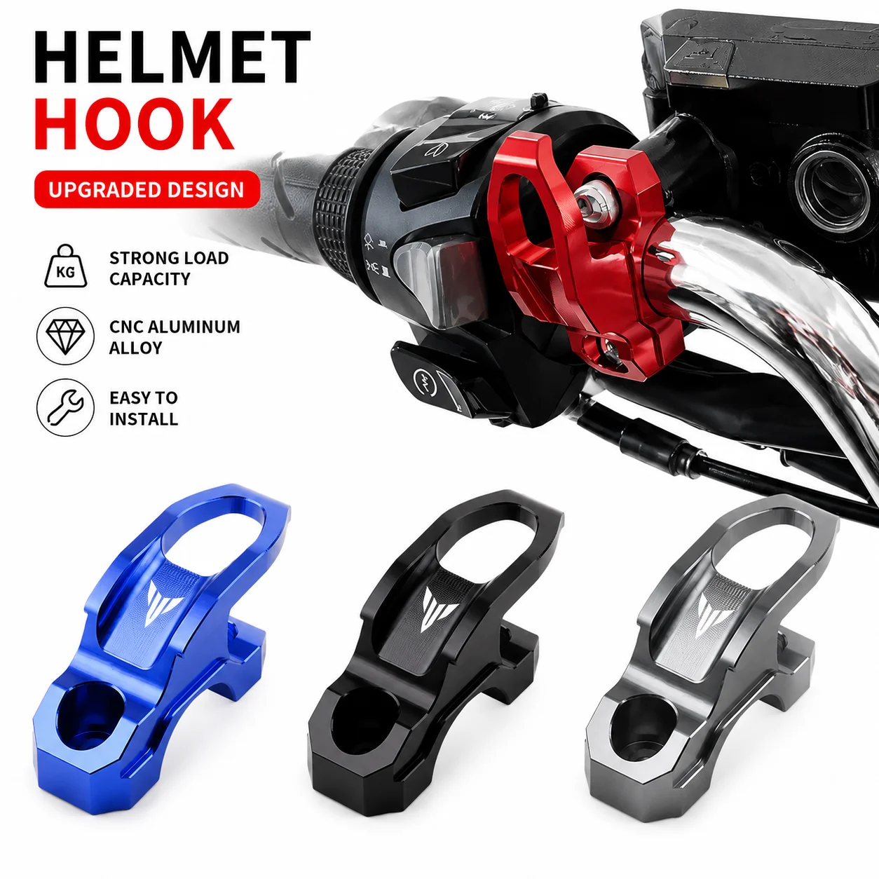 For YAMAHA MT01 MT09 MT07 MT10 MT03 MT 09 07 03 CNC Aluminium Motorcycle Accessories Helmet Hook Luggage Bag Hook Holder Hanger
For YAMAHA MT01 MT09 MT07 MT10 MT03 MT 09 07 03 CNC Aluminium Motorcycle Accessories Helmet Hook Luggage Bag Hook Holder Hanger