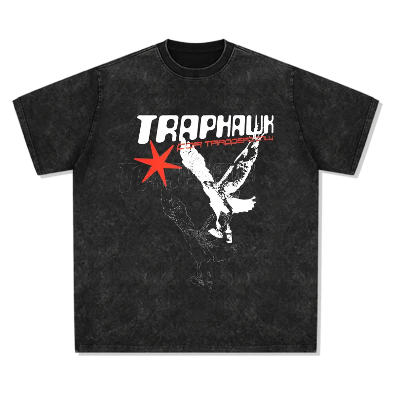 2025 American Retro Printed Chinese Trend T-shirt, Street Hip-hop Trendy Brand, Aged Washed Pure Cotton Round-neck Short-sleeved
2025 American Retro Printed Chinese Trend T-shirt, Street Hip-hop Trendy Brand, Aged Washed Pure Cotton Round-neck Short-sleeved