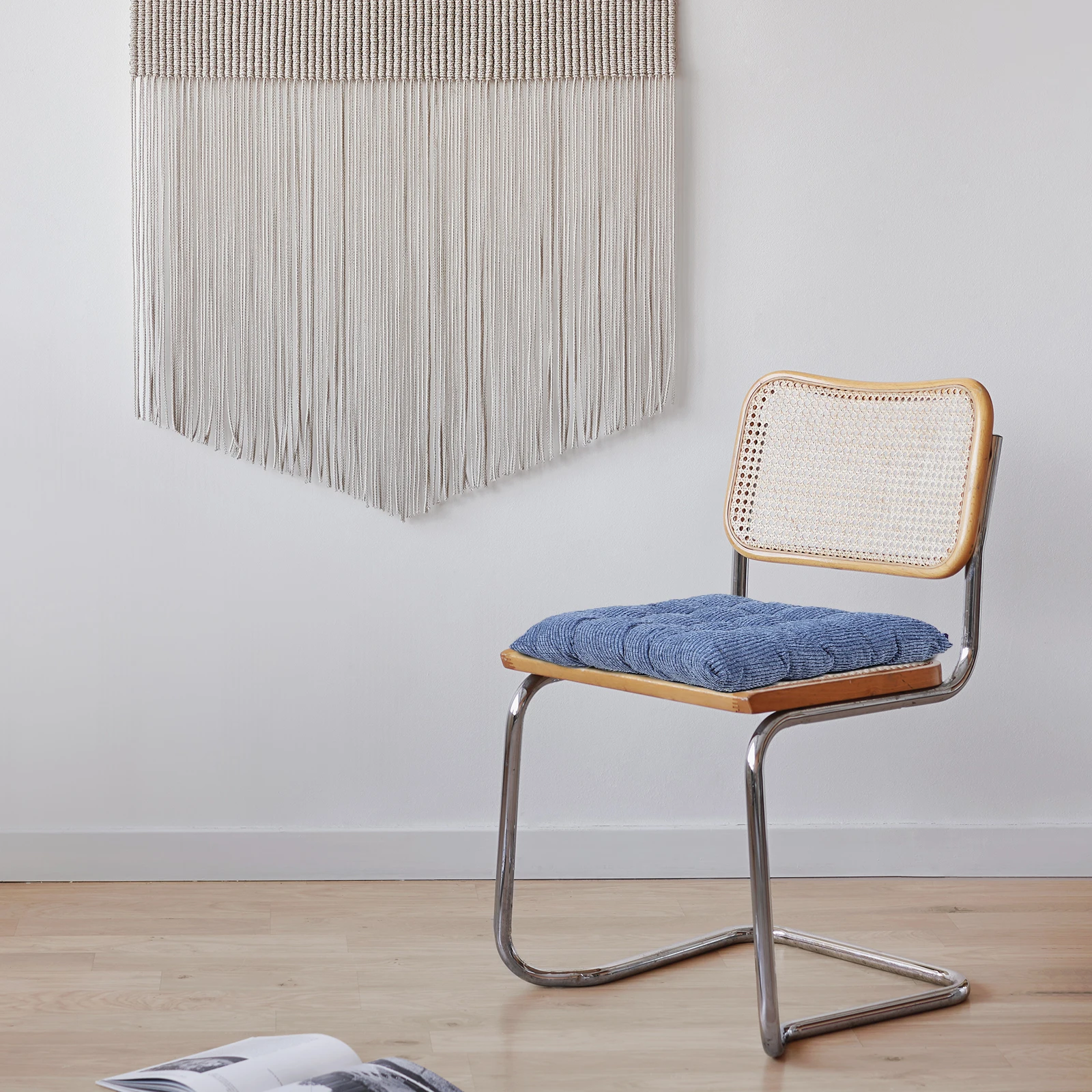 Chair Seat Cushion Reversible Pad Ergonomic Tufted Non Slip Ties Cotton Linen Solid Color Office Dining Bedroom Living Room
Chair Seat Cushion Reversible Pad Ergonomic Tufted Non Slip Ties Cotton Linen Solid Color Office Dining Bedroom Living Room
