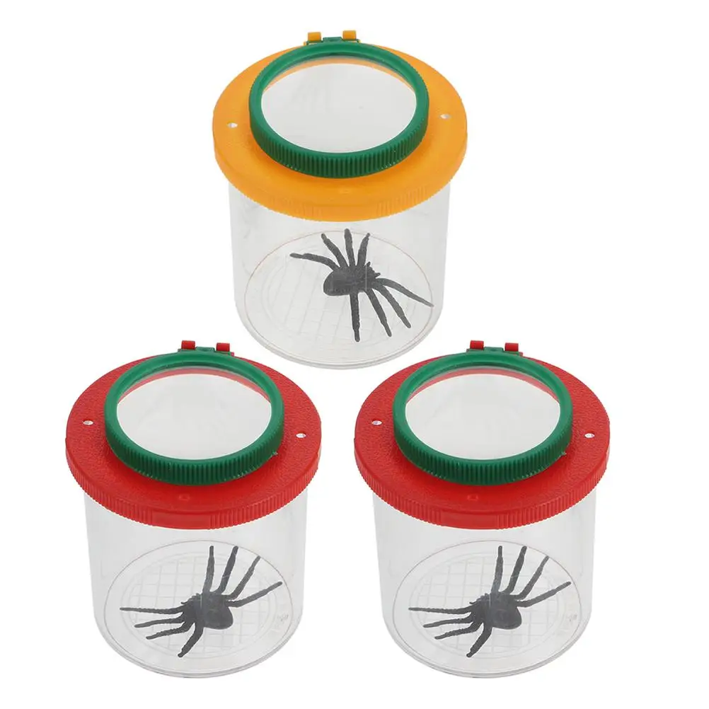 3 Pcs Cylinder Insect Observation Cage Box Magnifier Acrylic Lens Viewer Kids Educational Toy Outdoor Explorer Bug Jar Study Kit
3 Pcs Cylinder Insect Observation Cage Box Magnifier Acrylic Lens Viewer Kids Educational Toy Outdoor Explorer Bug Jar Study Kit