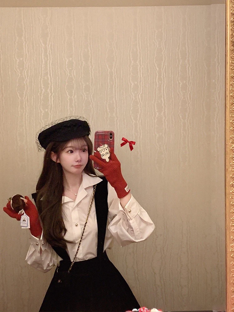 Коллекция Princ Sle: Наряд для молодой леди на конец года, корейская версия, приталенный крой, длинный рукав
Коллекция Princ Sle: Наряд для молодой леди на конец года, корейская версия, приталенный крой, длинный рукав