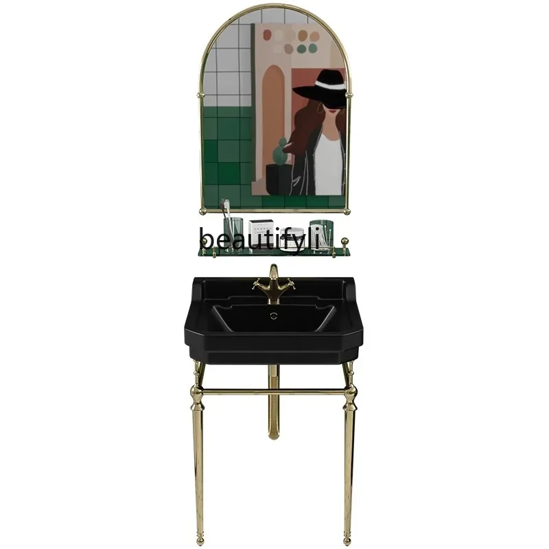 Retro floor-to-ceiling washbasin household bathroom, bracket washbasin balcony, washbasin pool
Retro floor-to-ceiling washbasin household bathroom, bracket washbasin balcony, washbasin pool
