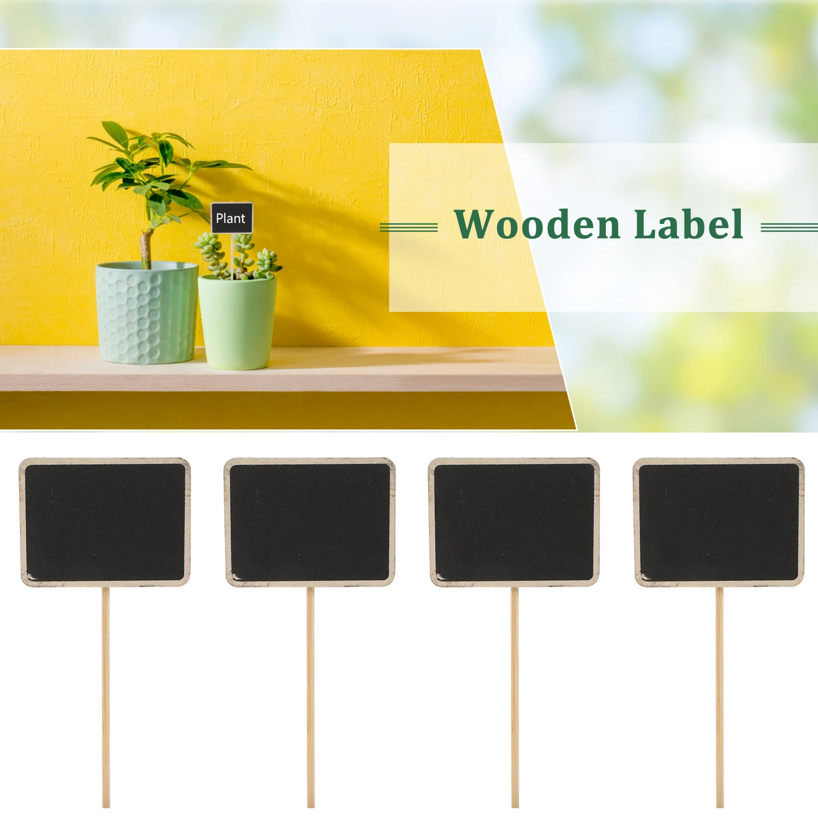10pcs Wooden Plant Labels Durable Garden Markers Blackboard Tags Reusable Signs For Plants Outdoor Stakes Herb Plates Gardening
10pcs Wooden Plant Labels Durable Garden Markers Blackboard Tags Reusable Signs For Plants Outdoor Stakes Herb Plates Gardening