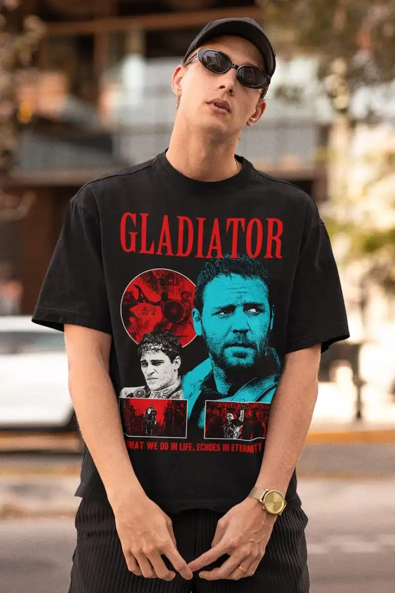 Gladiator Movie Shirt , Maximus Shirt, Commodus Russell Crowe, Retro Movie vintage Movie T-shirt
Gladiator Movie Shirt , Maximus Shirt, Commodus Russell Crowe, Retro Movie vintage Movie T-shirt