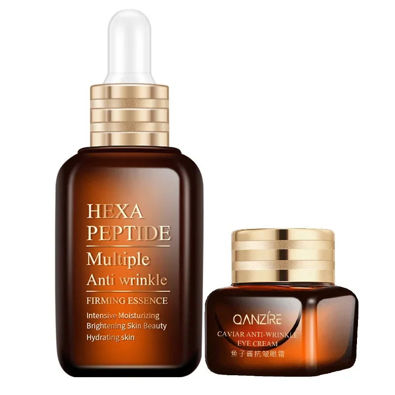 Small Brown Bottle Caviar Eye Cream 50ml Hexapeptide Serum Essence Anti-Wrinkle Face Serum Firming Serum
Small Brown Bottle Caviar Eye Cream 50ml Hexapeptide Serum Essence Anti-Wrinkle Face Serum Firming Serum