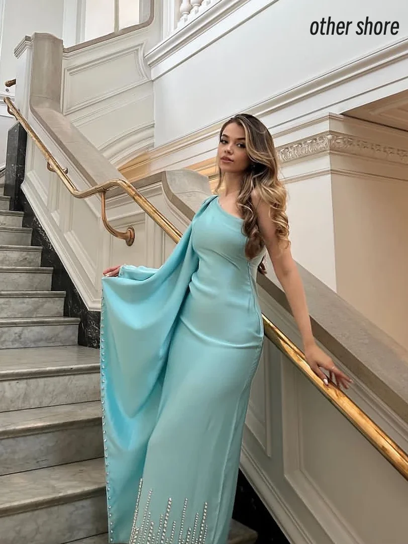 Other Shore Elegant Vintage Sweet Green Crystal Beading One Shoulder Customize Formal Occasion Prom Dress Evening Party Gowns
Other Shore Elegant Vintage Sweet Green Crystal Beading One Shoulder Customize Formal Occasion Prom Dress Evening Party Gowns
