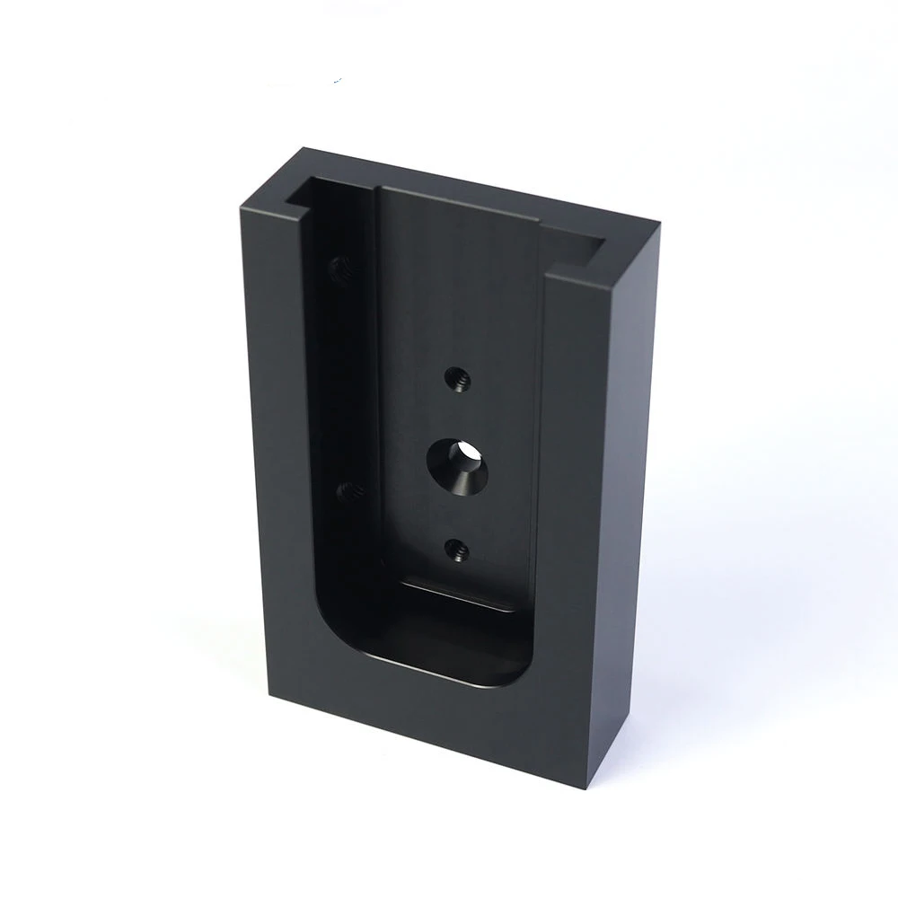 Custom CNC Service Aluminum Parts Matte Black Oxidation Remote Control Adapter
Custom CNC Service Aluminum Parts Matte Black Oxidation Remote Control Adapter