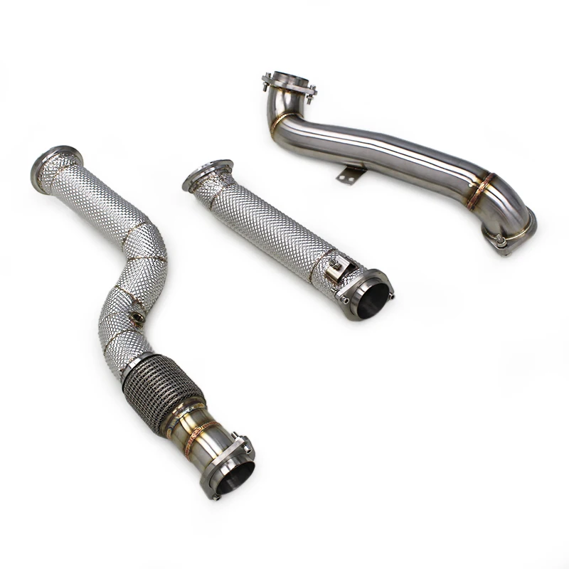 OEM Heat Shield Free Flow Downpipes for BMW M3/M4 G80/G82 3.0T 2019-2023 Performance Exhaust System Stainless Steel Exhaust Pipe
OEM Heat Shield Free Flow Downpipes for BMW M3/M4 G80/G82 3.0T 2019-2023 Performance Exhaust System Stainless Steel Exhaust Pipe