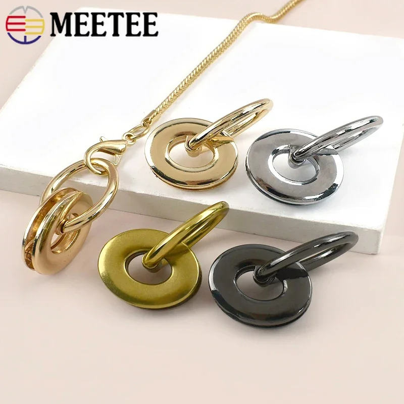 5/10Pcs Meetee O Ring Metal Eyelet Screw Decor Buckle 25*32mm Bag Side Clip Clasp Handbag Handle Connector Hardware Accessories
5/10Pcs Meetee O Ring Metal Eyelet Screw Decor Buckle 25*32mm Bag Side Clip Clasp Handbag Handle Connector Hardware Accessories