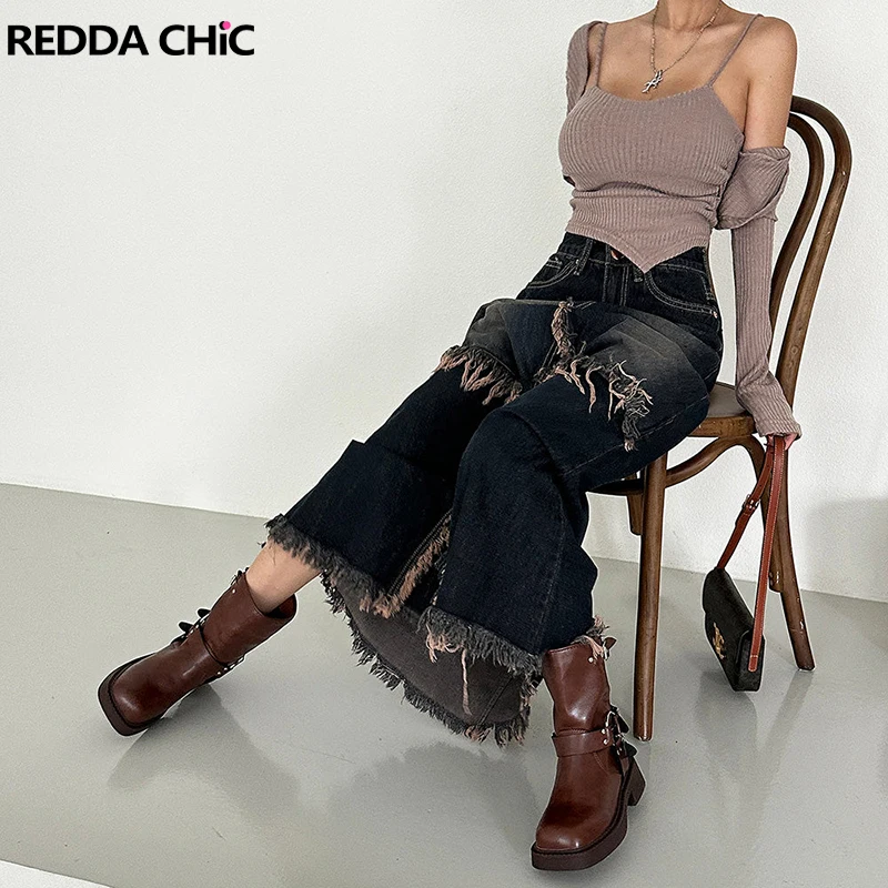ReddaChic Star Patchwork Denim Maxi Skirt for Women Y2k Vintage Stitch Long Jeans Skirt Korean Streetwear
ReddaChic Star Patchwork Denim Maxi Skirt for Women Y2k Vintage Stitch Long Jeans Skirt Korean Streetwear