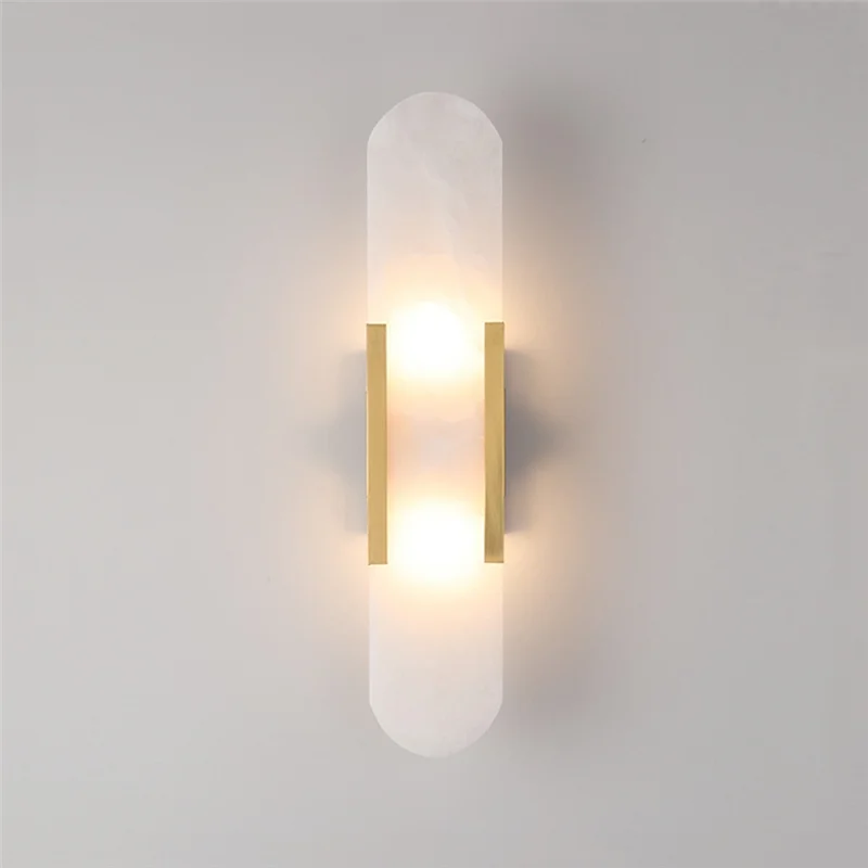 Natural Marble Wall Lamp For Living Room Bedroom Bedside Decoration Golden Lighting Wall Light Hotel Aisle Staircase Sconce
Natural Marble Wall Lamp For Living Room Bedroom Bedside Decoration Golden Lighting Wall Light Hotel Aisle Staircase Sconce