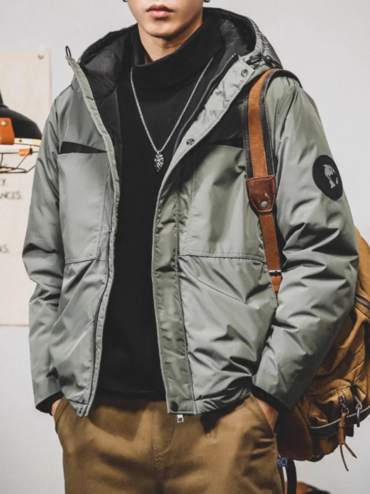 Trendy Thiened Winter down Jaet Men's 2024 New Sle Youth ular Workwear Coat with Hood Large Size Men's Faion
Trendy Thiened Winter down Jaet Men's 2024 New Sle Youth ular Workwear Coat with Hood Large Size Men's Faion