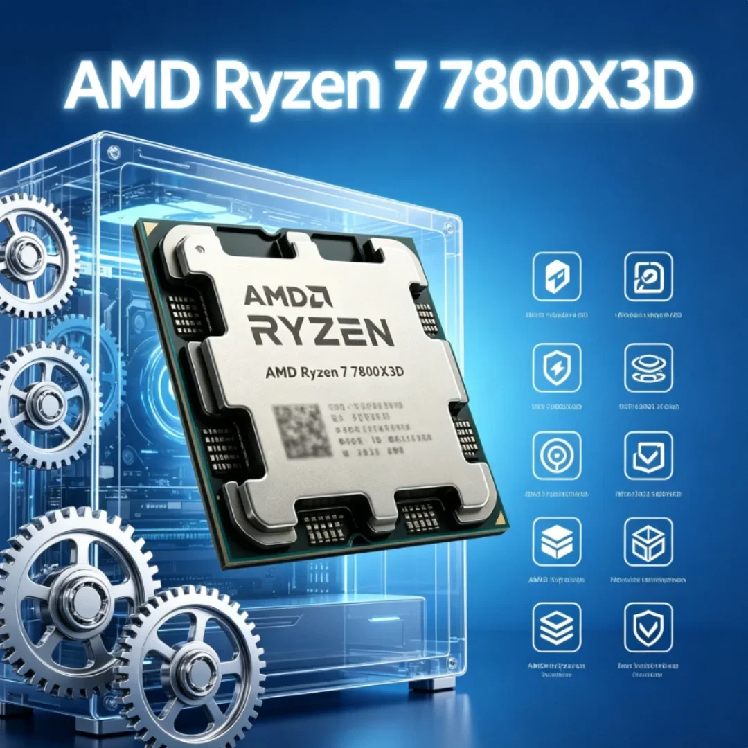 AMD Ryzen 7 7800X3D R7 7800X3D Elite Choice Big Cache Gaming 5.0GHz 8-Core 16-Thread 5NM 96M AM5 Tray
AMD Ryzen 7 7800X3D R7 7800X3D Elite Choice Big Cache Gaming 5.0GHz 8-Core 16-Thread 5NM 96M AM5 Tray