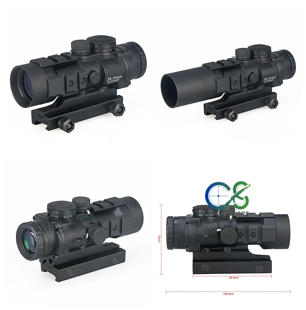 PPT 3X Hunting Scope 3x Prism Tactical Sight with Ballistic CQ Reticle HAMR 4x24 Riflescope Sniper Scope Airsoft Air Guns 1-0309
PPT 3X Hunting Scope 3x Prism Tactical Sight with Ballistic CQ Reticle HAMR 4x24 Riflescope Sniper Scope Airsoft Air Guns 1-0309