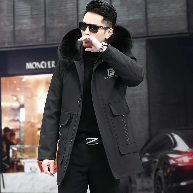 2022 New Men's Fur Removable Mink Hair Liner Parka Trendy Elegant Short Hooded Coat High Quality Fashion Thermal Jackets
2022 New Men's Fur Removable Mink Hair Liner Parka Trendy Elegant Short Hooded Coat High Quality Fashion Thermal Jackets