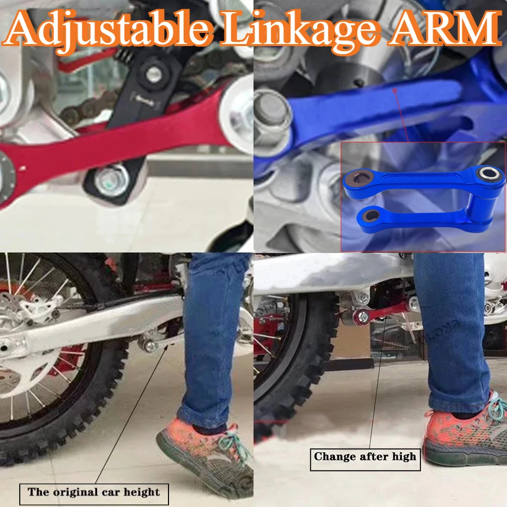Motorcycle Adjustable Suspension Lowering Links CNC Aluminum Linkage ARM For KTM TE GASGAS HONDA Yamaha KAWASAKI Connecting Rod
Motorcycle Adjustable Suspension Lowering Links CNC Aluminum Linkage ARM For KTM TE GASGAS HONDA Yamaha KAWASAKI Connecting Rod