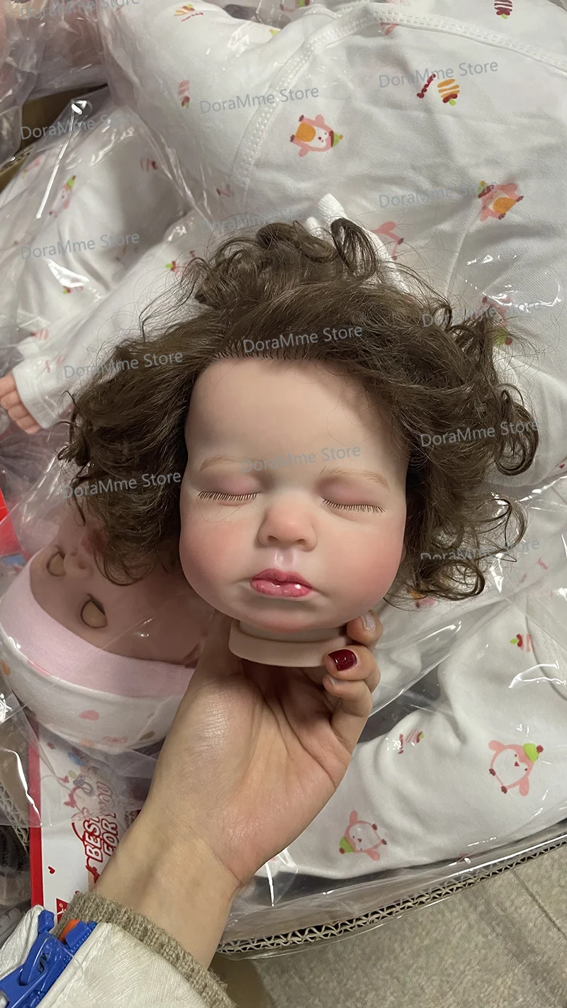 19inch Reborn Doll Kit Loulou Same As Picture Painted with Rooted Hair Lifelike 3D Skin Venis Soft Touch Flexible Doll Parts
19inch Reborn Doll Kit Loulou Same As Picture Painted with Rooted Hair Lifelike 3D Skin Venis Soft Touch Flexible Doll Parts