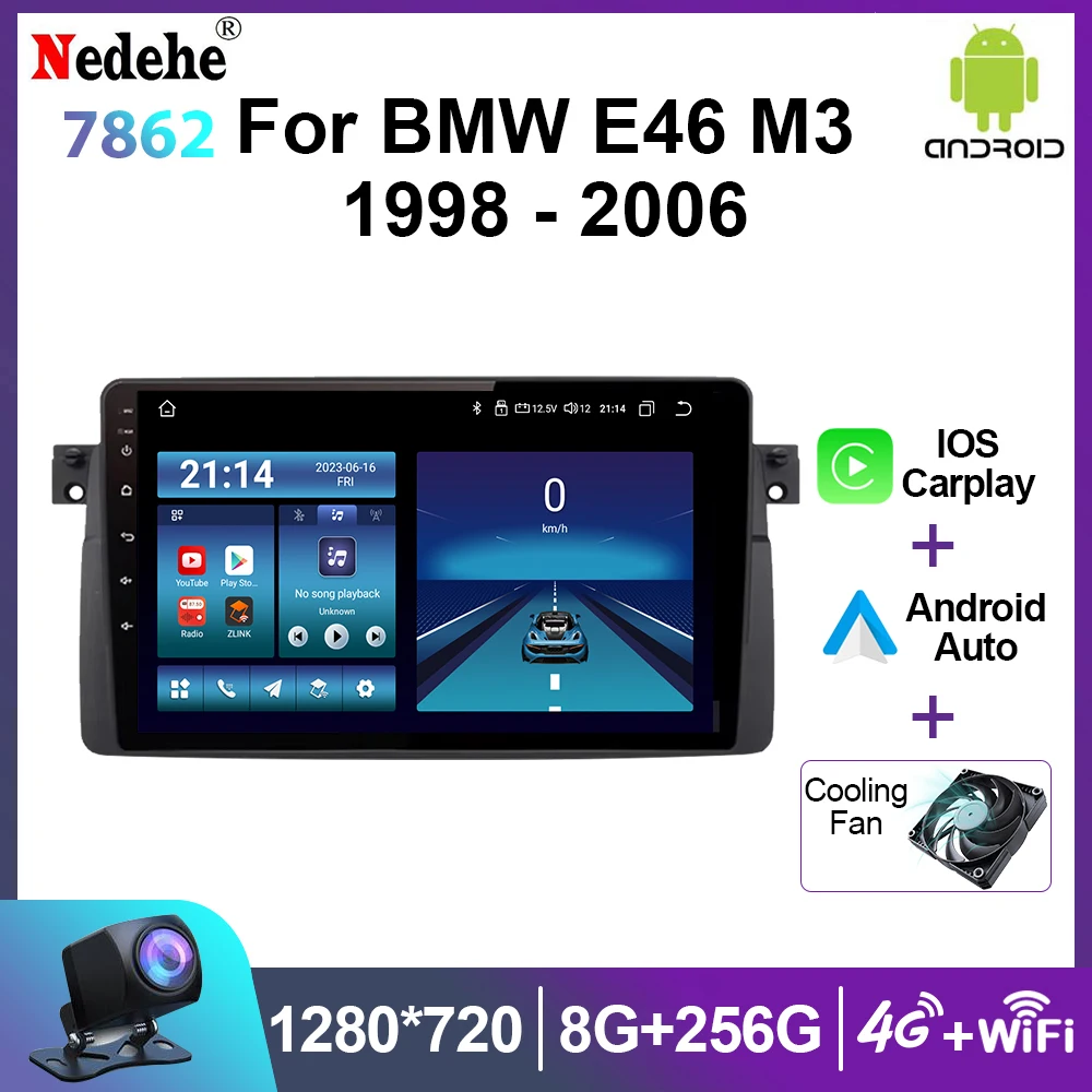 2 Din Android 14 Car Radio For BMW E46 M3 1998-2006 Multimedia Video Player Carplay Auto Stereo GPS Navigation WIFI 4G Head Unit
2 Din Android 14 Car Radio For BMW E46 M3 1998-2006 Multimedia Video Player Carplay Auto Stereo GPS Navigation WIFI 4G Head Unit