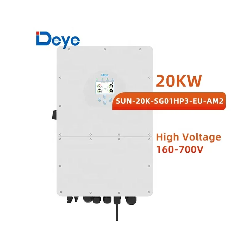 Deye SUN-20K-SG01HP3-EU-AM2 Hybrid Inverter 8Kw 10Kw 15Kw 20 Kw 25Kw On Off Grid Inverter High Voltage 3 Phase String Inverter
Deye SUN-20K-SG01HP3-EU-AM2 Hybrid Inverter 8Kw 10Kw 15Kw 20 Kw 25Kw On Off Grid Inverter High Voltage 3 Phase String Inverter