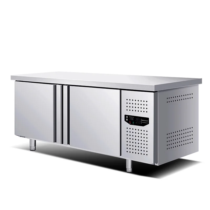 Fresh milk bar fruit fishing console stainless steel fresh-keeping workbench refrigerated and frozen High Quality
Fresh milk bar fruit fishing console stainless steel fresh-keeping workbench refrigerated and frozen High Quality