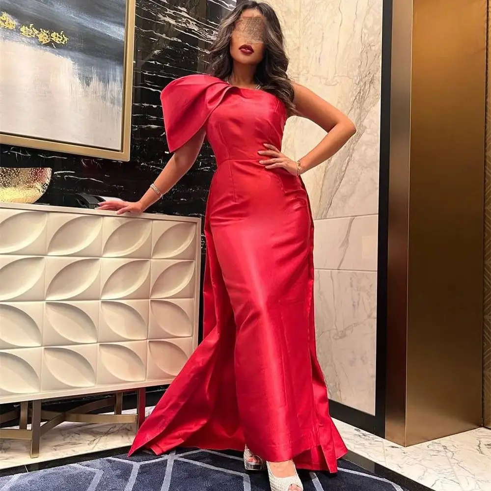 One-Shoulder Simple Evening Dresses Straight Side Slit Long Prom Gown Elegant Ankle Length Sweep Train Party Dress فساتين السهرة
One-Shoulder Simple Evening Dresses Straight Side Slit Long Prom Gown Elegant Ankle Length Sweep Train Party Dress فساتين السهرة