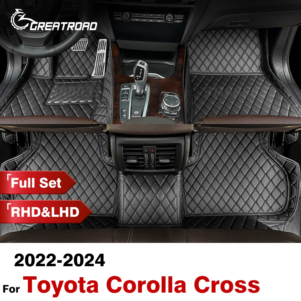 Автомобильные коврики для Toyota Corolla Cross 2022 2023 2024, индивидуальные автомобильные подкладки для ног, аксессуары для интерьера
Автомобильные коврики для Toyota Corolla Cross 2022 2023 2024, индивидуальные автомобильные подкладки для ног, аксессуары для интерьера