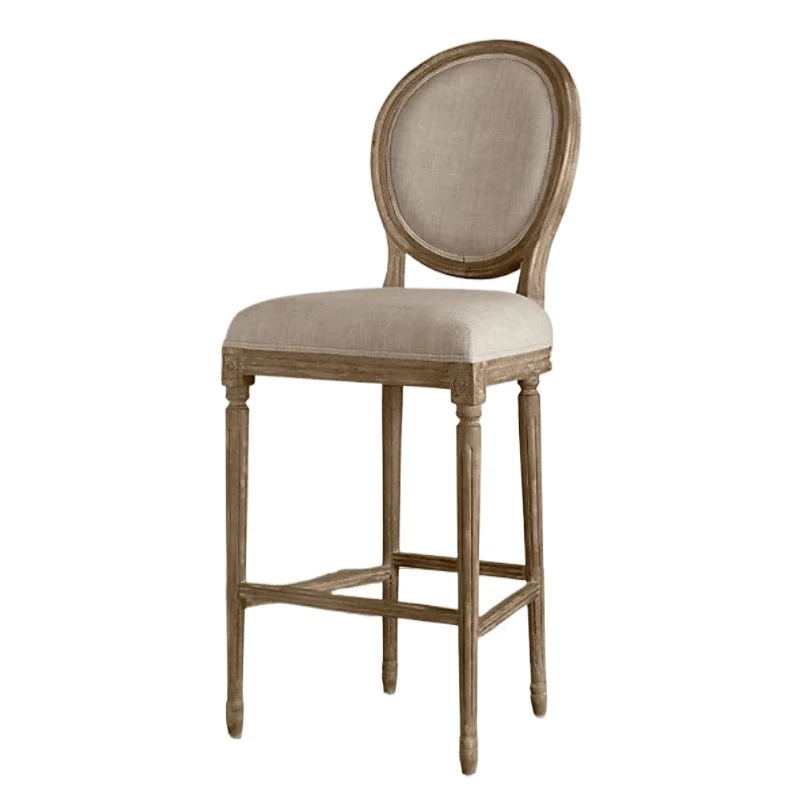 Furniture French Country Retro Solid Wood Dining Chair Neoclassical Round Back Linen Bar Stool American Villa Bar Chair
Furniture French Country Retro Solid Wood Dining Chair Neoclassical Round Back Linen Bar Stool American Villa Bar Chair