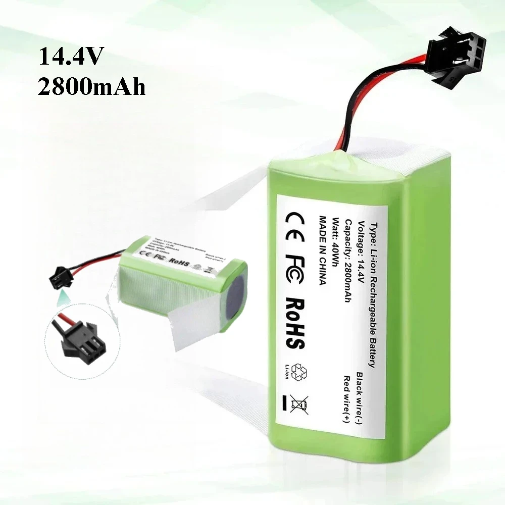 Сменная батарея 14.4V 2800mAh для роботов-пылесосов Eufy RoboVac 15C, 15T, 25C, 30, 30C, 35C, MAX, G10, G15, G20, G30 Hybrid Edge
Сменная батарея 14.4V 2800mAh для роботов-пылесосов Eufy RoboVac 15C, 15T, 25C, 30, 30C, 35C, MAX, G10, G15, G20, G30 Hybrid Edge