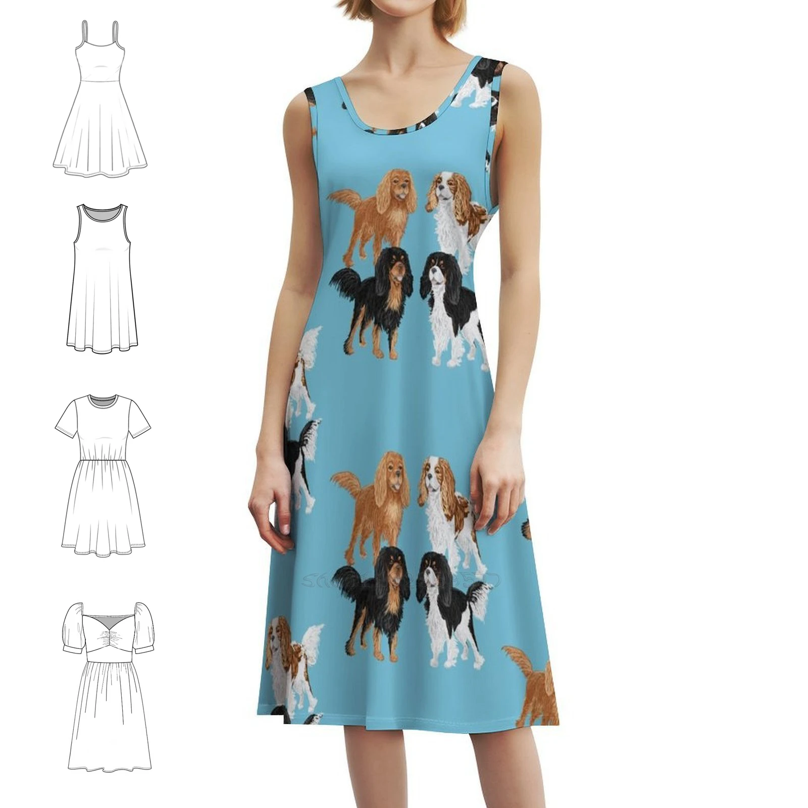 Мини-платье Cavalier King Spaniels в консервативном стиле для женщин, свободное повседневное платье трапециевидной формы, повседневное дневное платье Cavalier King Spaniel Cavalier Ckc
Мини-платье Cavalier King Spaniels в консервативном стиле для женщин, свободное повседневное платье трапециевидной формы, повседневное дневное платье Cavalier King Spaniel Cavalier Ckc