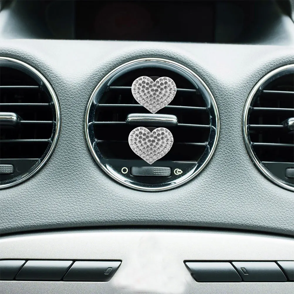 3pcs Car Vent Diffuser Clip Rhinestone Freshener Bling Heart Shaped Car Interior Decor Accessories
3pcs Car Vent Diffuser Clip Rhinestone Freshener Bling Heart Shaped Car Interior Decor Accessories