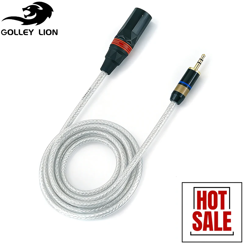 XLR to 3.5mm Audio Cable Microphone Balanced Analog Audio Cord XLR Male to AUX 3.5mm Jack for Computer Phone Speaker Amplifier
XLR to 3.5mm Audio Cable Microphone Balanced Analog Audio Cord XLR Male to AUX 3.5mm Jack for Computer Phone Speaker Amplifier
