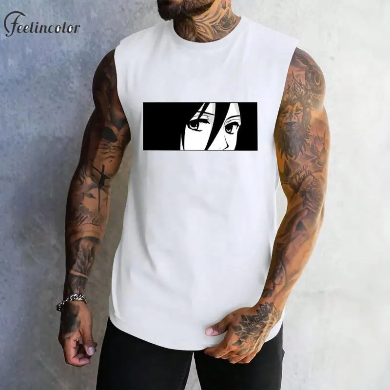 Mikasa Print Sleeveless T-Shirts for Men Japanese Anime Tank Tops Summer Oversized Vest Black White Casual Tops Clothing
Mikasa Print Sleeveless T-Shirts for Men Japanese Anime Tank Tops Summer Oversized Vest Black White Casual Tops Clothing