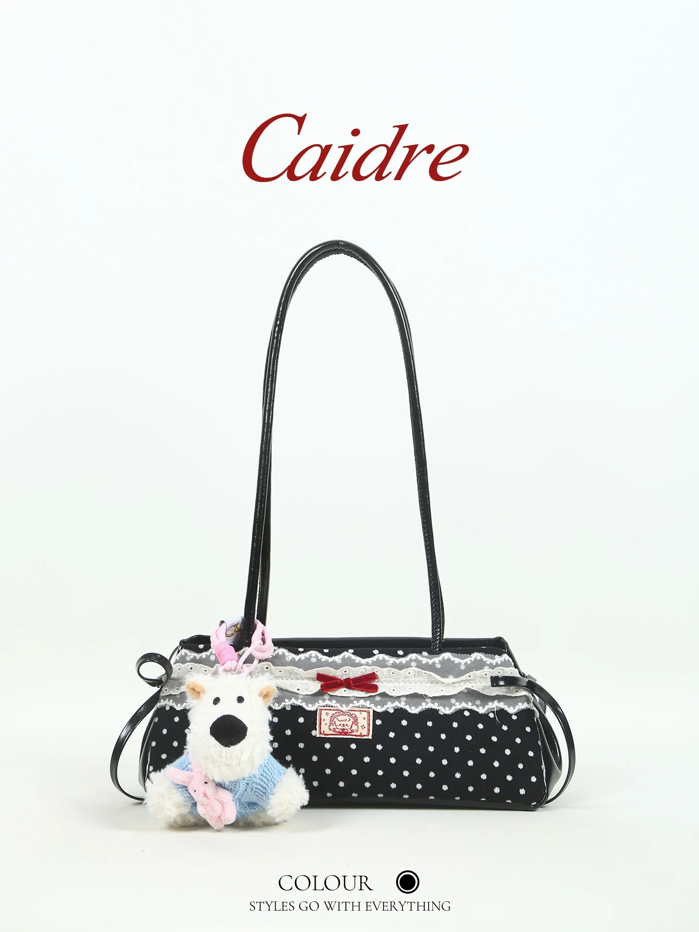Caidre Polka Dot French Bread Bag Single Shoulder Handbag Birthday Gift for Women Underarm Bag Soft PU Leather Medium Size
Caidre Polka Dot French Bread Bag Single Shoulder Handbag Birthday Gift for Women Underarm Bag Soft PU Leather Medium Size