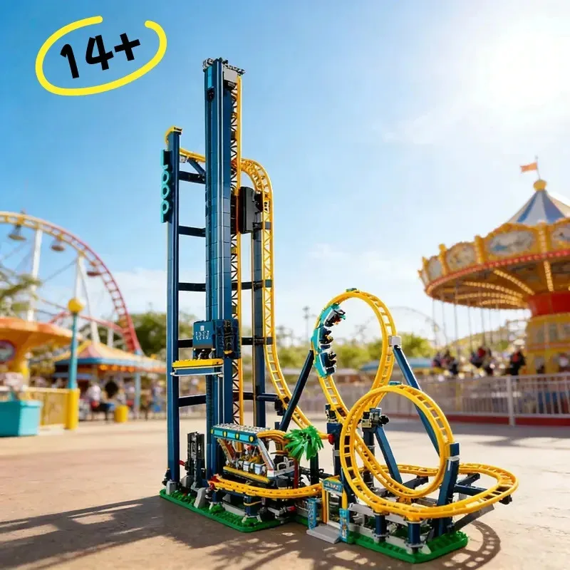 10303 Creative Series Large Ornament Vertical Roller Coaster Assembly Toy, Building Blocks for Adults and Children, Gift
10303 Creative Series Large Ornament Vertical Roller Coaster Assembly Toy, Building Blocks for Adults and Children, Gift