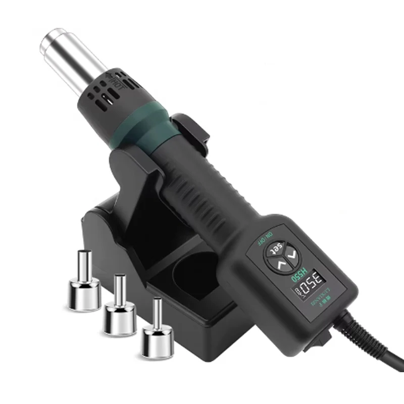 Digital display high-power brushless hot air gun, electronic motherboard maintenance film, handheld brushless fan, welding gun
Digital display high-power brushless hot air gun, electronic motherboard maintenance film, handheld brushless fan, welding gun