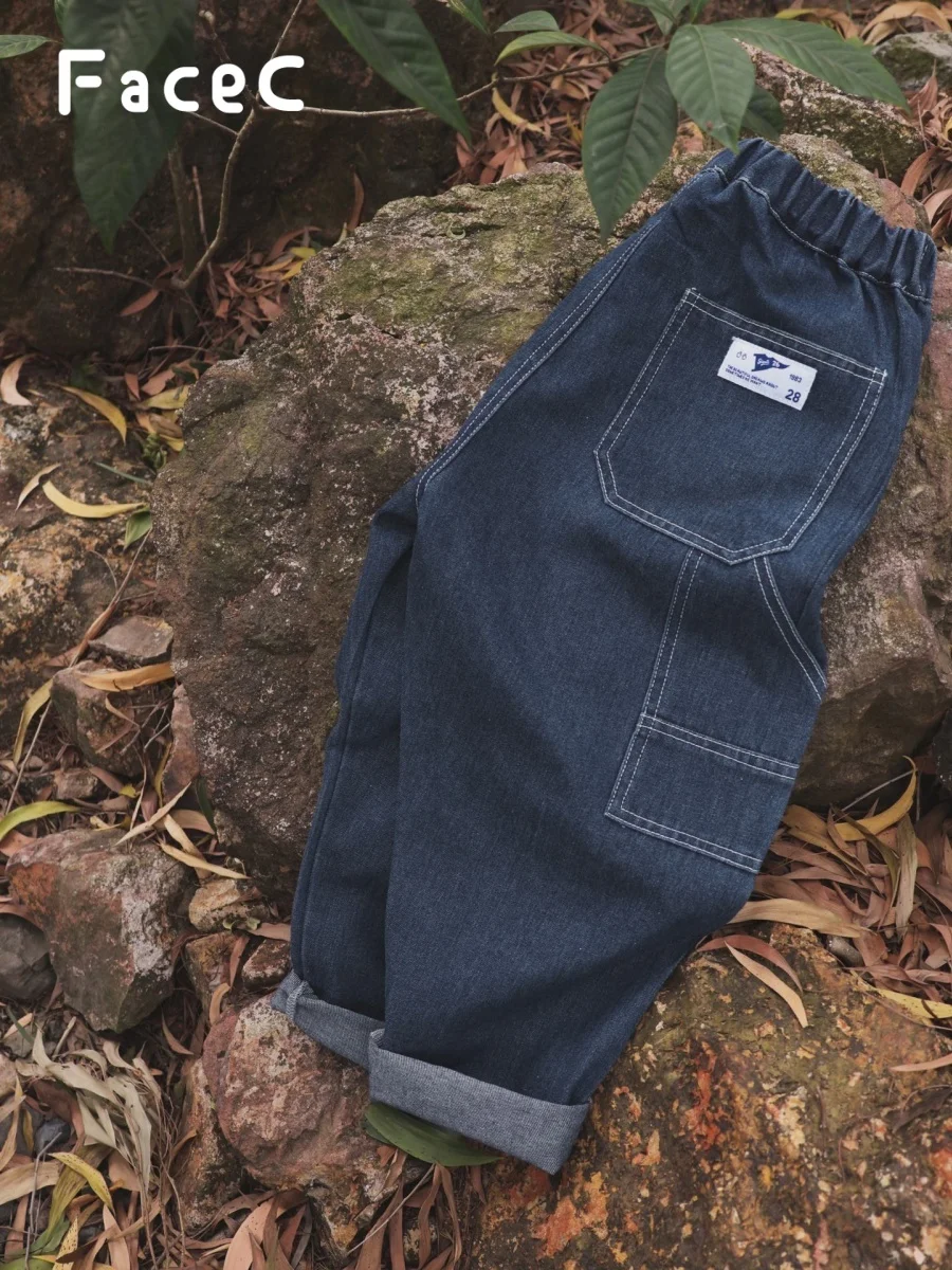Outdoor Denim Jeans for Boys Spring Autumn New Style Retro Washed Straight Leg Loose Trousers Mountain Series Children's Clot...
Outdoor Denim Jeans for Boys Spring Autumn New Style Retro Washed Straight Leg Loose Trousers Mountain Series Children's Clot...