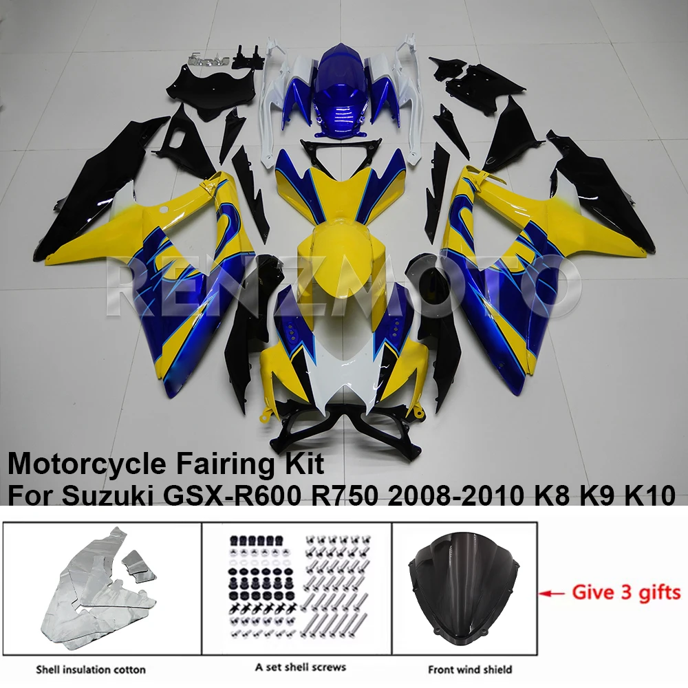 S0608-107a Motorcycle Fairing Set Body Kit Plastic For Suzuki GSX-R600 R750 2008-2010 K8 K9 Accessories ABS Injection Bodywork
S0608-107a Motorcycle Fairing Set Body Kit Plastic For Suzuki GSX-R600 R750 2008-2010 K8 K9 Accessories ABS Injection Bodywork