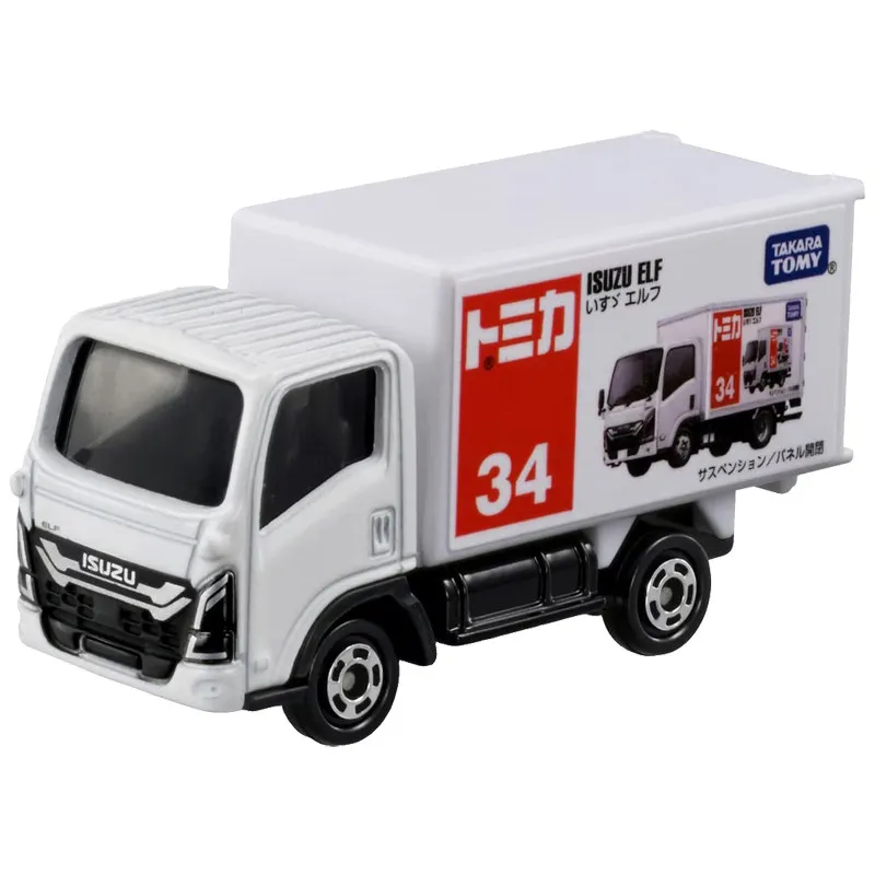 TOMY Simulation Alloy Car Model Tomica Cars Toys For Boys Red And White Box Men's Toys No. 34 Isuzu ELF Transporter
TOMY Simulation Alloy Car Model Tomica Cars Toys For Boys Red And White Box Men's Toys No. 34 Isuzu ELF Transporter