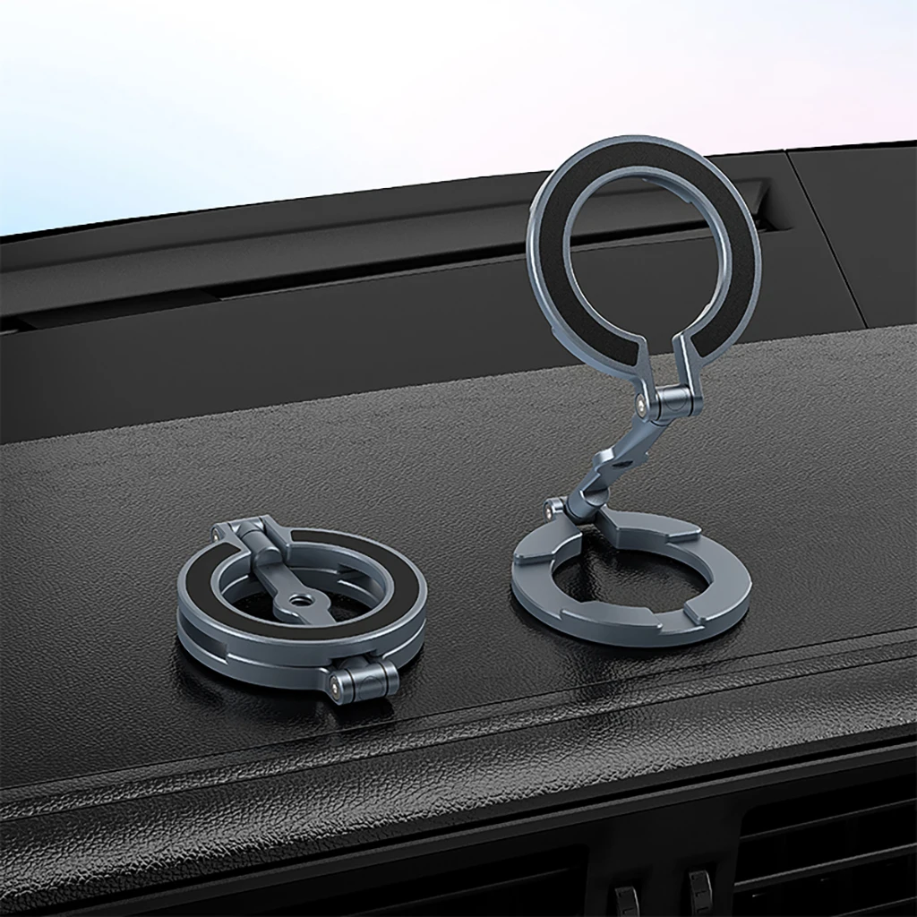 Aluminum Alloy Lightweight Magnetic Foldable Car Mount Phone Holder Mobile Stand Support for MagSafe Outdoor Live Streaming
Aluminum Alloy Lightweight Magnetic Foldable Car Mount Phone Holder Mobile Stand Support for MagSafe Outdoor Live Streaming
