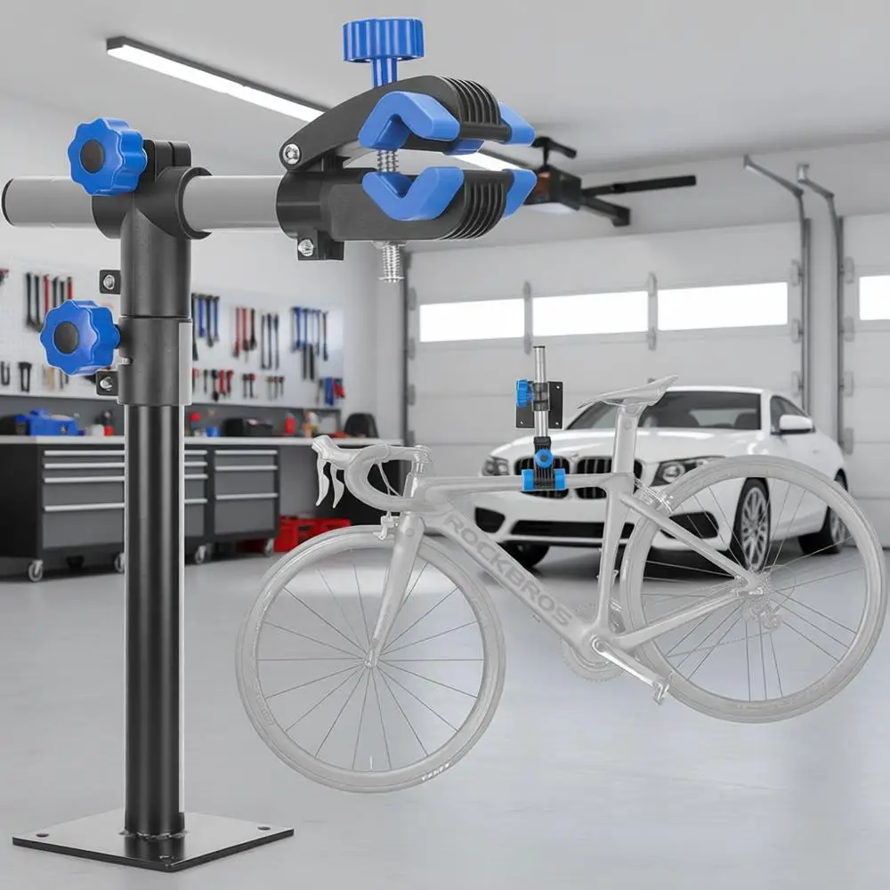 Регулируемая по высоте подставка для ремонта велосипедов для домашнего обслуживания — подходит для шоссейных и горных велосипедов
Регулируемая по высоте подставка для ремонта велосипедов для домашнего обслуживания — подходит для шоссейных и горных велосипедов