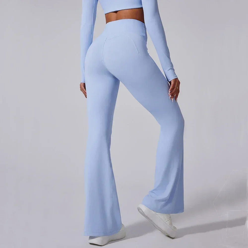 High Waist Flared Leggings for Women Gym Fitness Blue Yoga Running Training Sport Pants Belly Control Wide Leg Workout Bottoms
High Waist Flared Leggings for Women Gym Fitness Blue Yoga Running Training Sport Pants Belly Control Wide Leg Workout Bottoms