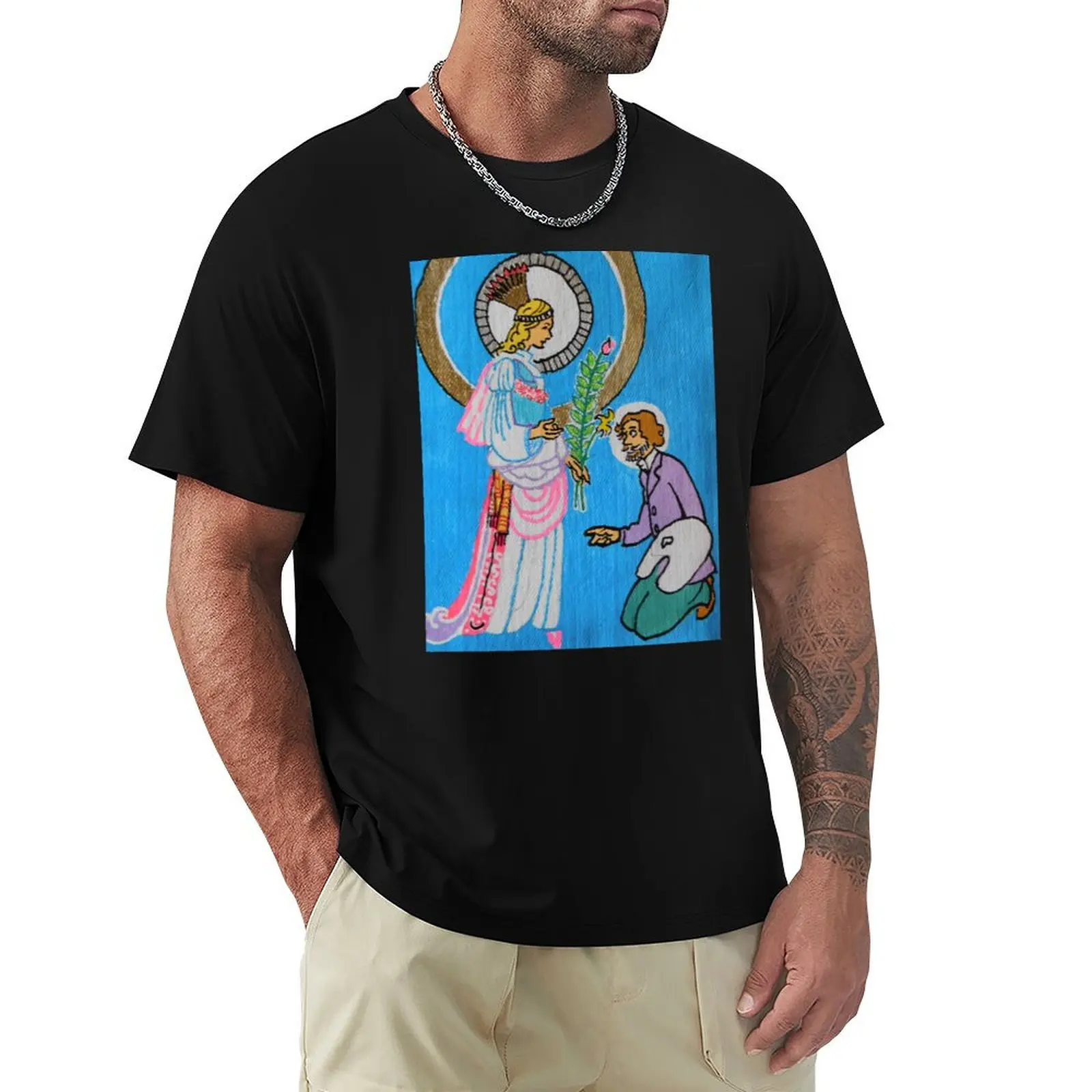 Consoling Virgin by James Ensore and Recreated by Fearxx R. Thompson T-Shirt custom t-shirts boys whites Men's t-shirt
Consoling Virgin by James Ensore and Recreated by Fearxx R. Thompson T-Shirt custom t-shirts boys whites Men's t-shirt