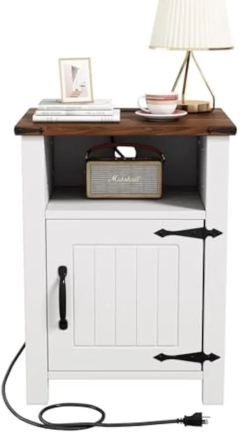 Farmhouse Style Charging Station 18Inch Storage Shelf Bedside Table USB Type C Port Antique White Modern Furniture Bedroom Decor
Farmhouse Style Charging Station 18Inch Storage Shelf Bedside Table USB Type C Port Antique White Modern Furniture Bedroom Decor