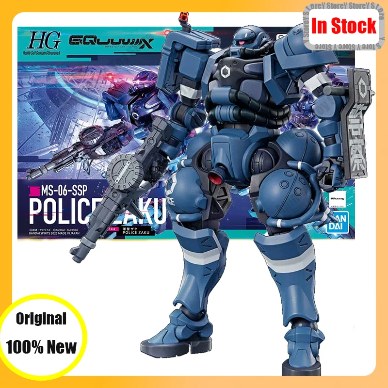 Original Bandai HG 1/144 MSGG MS-06-SSP POLICE ZAKU Aninm full Action Assembly Figure Model Toy Gifts for kids In Stock 
Original Bandai HG 1/144 MSGG MS-06-SSP POLICE ZAKU Aninm full Action Assembly Figure Model Toy Gifts for kids In Stock