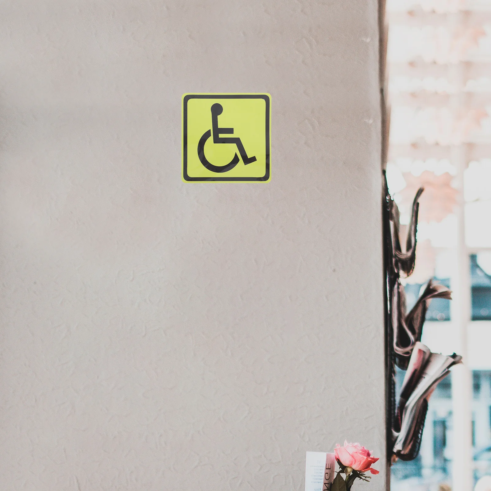 4Pcs Wheelchair Symbol Stickers Social Care Durable Reliable Visibility for Disabled Individuals Indoor Outdoor
4Pcs Wheelchair Symbol Stickers Social Care Durable Reliable Visibility for Disabled Individuals Indoor Outdoor