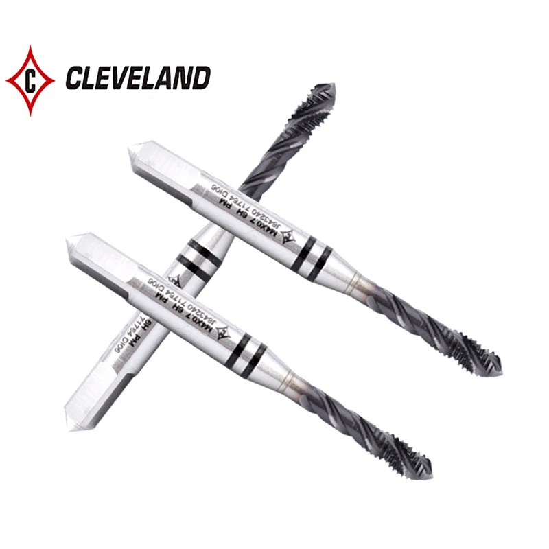 CLEVELAND HSS-PM со спиральным рифленым метчиком JP M2 M2.5 M3 M4 M5 M6 M8 M10 M12-M16 Машинные метчики для нержавеющей стали
CLEVELAND HSS-PM со спиральным рифленым метчиком JP M2 M2.5 M3 M4 M5 M6 M8 M10 M12-M16 Машинные метчики для нержавеющей стали